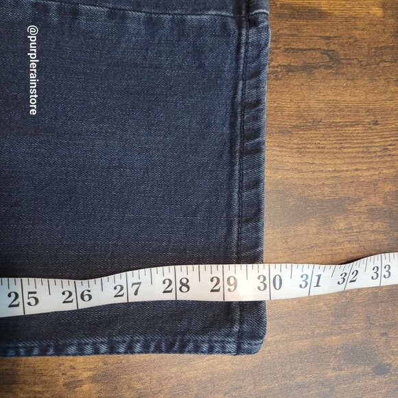 Levi's Jeans 36x30 Straight Fit 514 Flex Stretch Denim Dark Wash Western Rodeo - Picture 10 of 12